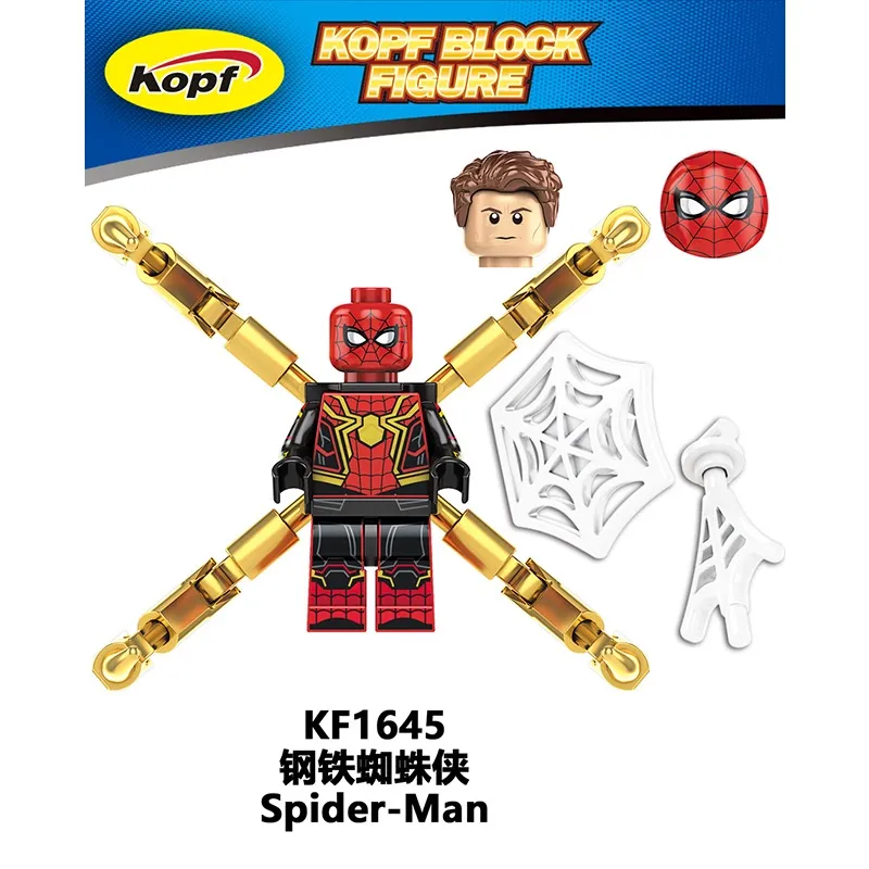 Minifigures Các Mẫu Nhân Vật Marvel DC Nhân Vật Người Nhện Spiderman Green  Goblin Bác Sĩ KF6153 - Đồ Chơi Lắp Ráp Mini 