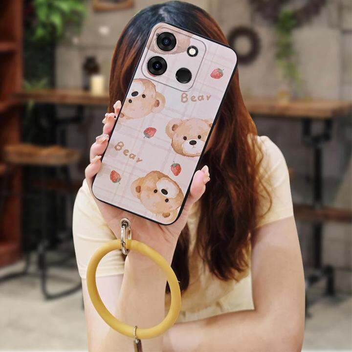 simple-creative-phone-case-for-infinix-x6517-smart7-plus-smart7-india-soft-shell-protective-heat-dissipation-funny-ring