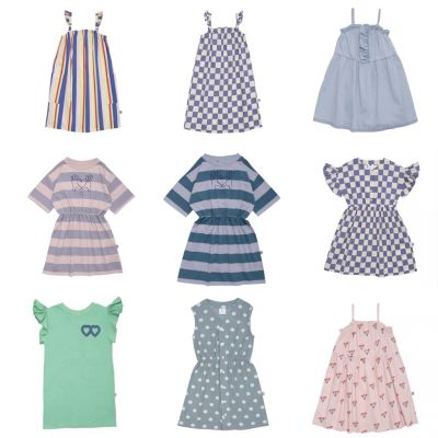 Childrens Dress 2023 New Spring Summer WYN Baby Girls One Pieces Princess Knee- Length Dress Kids Clothes From 2 To 8 Years
