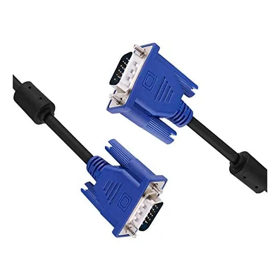 Audio fan VGA Cable Ferrite Core with DSUB 15Pin Display Cable PC LCD