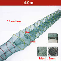 20211.1m-20m Shrimp Cage Fishing Net Catcher Trap Foldable Crab Crayfish Lobster Fishing Net Cast Fishing Network Outdoor