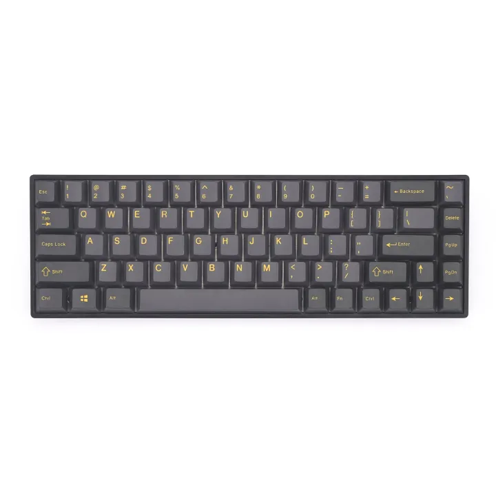 EPBT EnjoyPBT 153 Keys Black Gold ABS Doubleshot Keycaps Set For