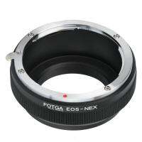 【SALE】 nasarwosi1974 FOTGA EOS-NEX เลนส์โลหะยึดเลนส์วงแหวนอะแดปเตอร์สำหรับเลนส์ EF Mount สำหรับกล้อง NEX แหวนมาโคร