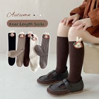 ✖✾♟  Baby Girls Long Sock Cute Carrot Rabbit Tube Socks Autumn Winter Double Needle Girl Knee Length Socks 3-8T Children Calf Sock