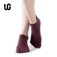 【YD】 2022 Breathable Pilates Socks Anti-Slip Five Toe Quick-Dry Cotton Ladies Ballet Elasticity