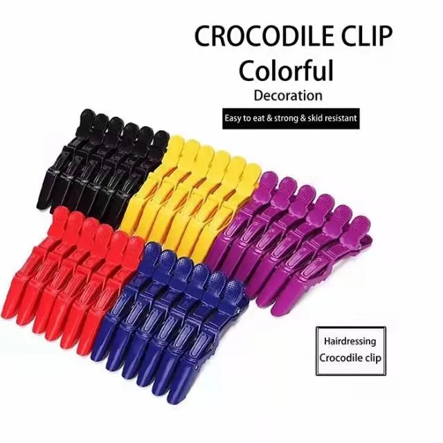 Alligator Hair Clips AntiSkid Duckbill Clips For Sectioning Hair