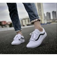 Old Skool 2018 The new White Leather Uni skateboard shoes casual shoes