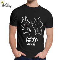 ส่งเร็ว เสื้อยืดลําลอง แขนสั้น พิมพ์ลาย Baka Rabbit Slap Wild Unseix แฟชั่นฤดูร้อน ของขวัญS-5XL  U3TF