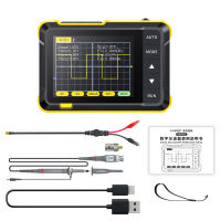 FNIRSI-DSO 152เครื่องแสดงคลื่นกระแสไฟฟ้าดิจิตอลมือถือขนาดเล็กแบบพกพา400V การวัดแรงดันไฟฟ้า200KHz แบนด์วิธ2.5แบบเรียลไทม์มิลลิเซคอน/วินาที Oscilloscope