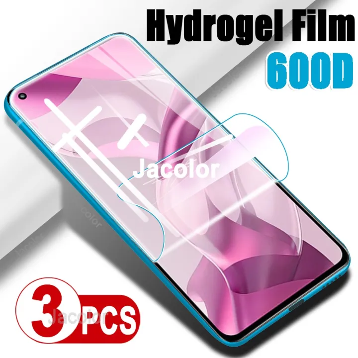 3pcs-screen-protector-for-xiaomi-mi-11-lite-ne-5g-12-13-ultra-pro-gel-film-mi11lite-hydrogel-protective-film-not-tempered-glass
