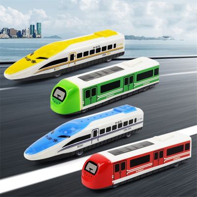 2Pcs/lot Windup Pull Back Train Subway Metro Model Toy Random Color