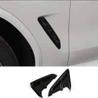 Shark Gills Front Fender ABS Piano Black Paste Suitable For BMW X3 G01 X4 G02 X3M X4M 2018-2021 Glossy Black X3 M Side Air Flow