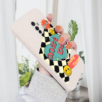 เคส PMP สำหรับ OPPO Reno 2 Reno 2F Reno 2 F เคสโทรศัพท์ลายสก๊อตลายสก๊อตรักยิ้มเคสดั้งเดิมทรงสี่เหลี่ยมปลอกซิลิโคนน้ำคลุมทั้งหมดเคสป้องกันทนแรงกระแทกกล้อง