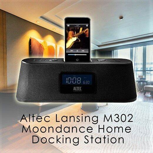 Brand new- Loa Bluetooth Mỹ ] Loa Bluetooth / Fm radio / Báo thức/ Dock sạc  IPhone. Âm thanh chuẩn USA, 