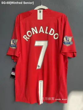 Manchester United 2021 2022 Official Jersey Long Sleeve UCL Ronaldo LS  Shirt (M)