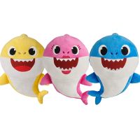 【CW】 shark plush toy baby sharkes kawaii Enjoyfeel Soft sing English song Cartoon Stuffed doll Boy birthday gift