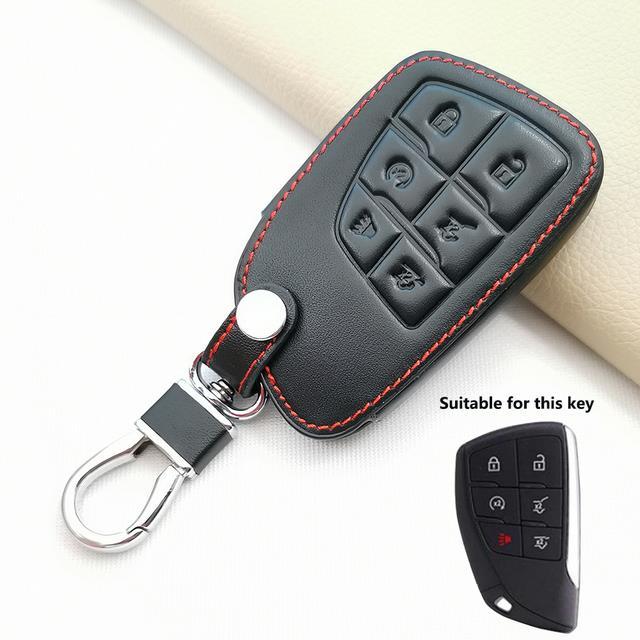 leather-cover-key-case-car-fob-for-chevrolet-tahoe-suburban-for-gmc-yukon-for-buick-envision-s-plus-avenir-2020-2021-6-buttons