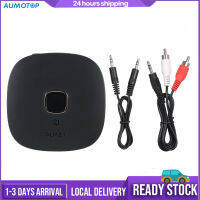 ชุดอุปกรณ์เครื่องรับสัญญาณเสียงรถยนต์แบบไม่มีสาย AUKEY ในรถ,ตัวแปลง BT สัญญาณเสียงแบบไม่มีสายอะแดปเตอร์5.1 BT พร้อมที่ชาร์จแบตในรถ USB 2พอร์ตสำหรับรถยนต์ที่มีตัวเชื่อมออก3.5มม.