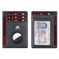 （Layor wallet） ใหม่ RFID Airtag Wallet Slim Minimalist ผู้ถือบัตรเครดิตสำหรับ AirTag เคสป้องกัน Anti Lost Protective Wallet Men