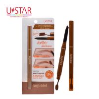 1 ชิ้น Ustar Angie Idol Pro Drawing Soft Brow #Chic Brown แองจี้ ไอดอล โปร ดรออิ้ง ซอฟท์ บราวน์ # ชิค บราวน์