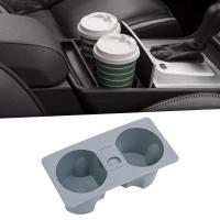 CCEarth Car Center Console Water Cup Holder Insert Silicone for Tesla Model 3 Y Gray