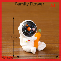 Family Flower Flash Sale เครื่องประดับภูมิทัศน์ขนาดเล็กน่ารักสไตล์จีนปีใหม่ของพื้นที่กระต่ายนักบินอวกาศกระต่ายขนาดเล็ก