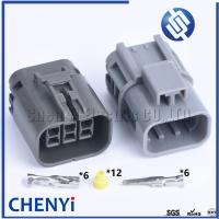 1 set 6 pin waterproof wire plug connectors for automobiles (2.8) female and maleincluding terminals 7122-1864-407223-1864-40