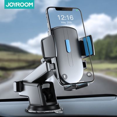 Joyroom กระจกบังลมที่วางโทรศัพท์ในรถแบบตั้งได้360หมุนได้,แท่นยึดอุปกรณ์ในรถดูดแรงรองรับโทรศัพท์ในรถ