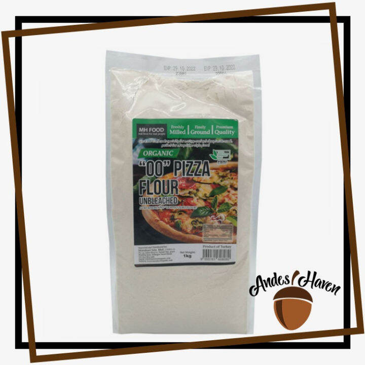 【mh Food】organic 00 Pizza Flour Unbleached 1kg Lazada