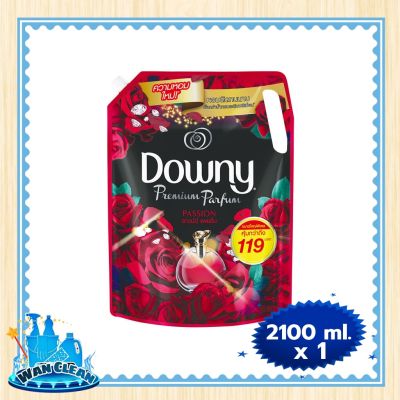 น้ำยาปรับผ้านุ่ม Downy Concentrate Softener Passion 2100 ml :  Softener ดาวน์นี่ แพชชั่น น้ำยาปรับผ้านุ่ม สูตรเข้มข้น 2100 มล.