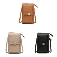 【ZNBY】Mobile Phone Bag Women S Wallet Crossbody Bag Shoulder Bag Trendy Zipper Buckle Wallet