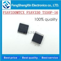 10pcs/lot New FSAV330 FSAV330MTCX TSSOP16  Low On Resistance Quad SPDT Wide Bandwidth Video Switch  IC WATTY Electronics