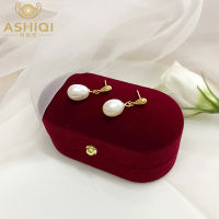 ASHIQI Natural Freshwater Pearl Earrings 925 Silver Jewelry for Women Gift New Trend 2021