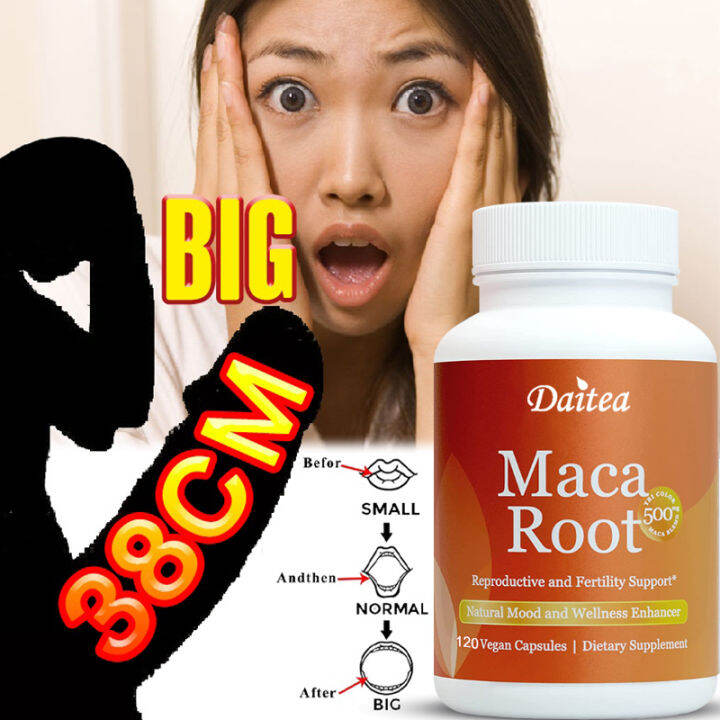 Maca Root Capsules 500mg Supports Natural Health Energy