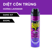 HCMXịt Muỗi RAID Hương Lavender Chai 600ml