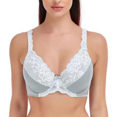 （A So Cute） Plus ขนาด WomenBra Lager Bosom Underwired Bras ชุดชั้นในเซ็กซี่34 36 38 40 42 4448 50 52 C DE F G H I Cup