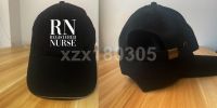 （all in stock）RN NURSE EMS Actual Display Photo Design Black and White Baseball cap 73