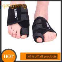 QENGJERNG2394โอเคผ้าที่หนีบผมบูนีออนเฝือกอ่อนสำหรับนิ้วสปริงปรับได้ Hallux Valgus คุณภาพสูงสีดำแก้บิ๊กฟุตหัวแม่เท้า