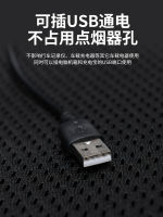 ที่นั่งรถเบาะระบายอากาศ USB รถทำความเย็นรถตู้อากาศเย็นสำนักงานเครื่องปรับอากาศพร้อมแผ่นพัดลมเป่าลม