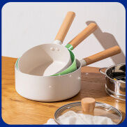 Nồi đáy từ chống dính vân đá cao cấp - CÁN DÀI, CÓ NẮP ĐẬY,đường kính 18cm