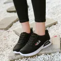 2022 Korean style รองเท้าแฟชั่น รองเท้าผ้าใบ รองเท้าเพิ่มความสูงสำหรับผู้หญิง 36-41 รุ่นขายดี!!! ลดราคาพิเศษ รองเท้าแตะ (Black/ Red). 