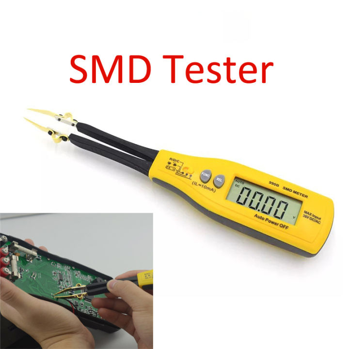 2023-hp-990b-digital-multimeter-resistor-capacitance-smd-tester-meter-multimeter-smart-tweezer-multimeter-tester-multimeter