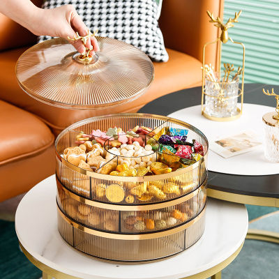 Spot parcel post Deer Head Dim Sum Plate Five-Grid Acrylic Fruit Plate Household Ho Large Capacity Dried Fruit Candy Plate Storage Tray Wholesale