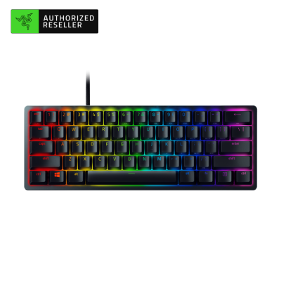 Razer Huntsman Mini - คีย์บอร์ดเกมมิ่ง 60% Optical Gaming Keyboard Linear Red Switch (รับประกันสินค้า2ปี)