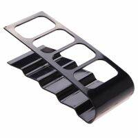 TV DVD Remote Control Holder Stand Rack Storage Organiser Shelfs (Black)