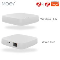 【คุณภาพสูง】Tuya ZigBee 3.0 Smart Gateway Hub สะพานบ้านอัจฉริยะ Smart Life APP รีโมทคอนโทรลไร้สายทำงานร่วมกับ Alexa Google Home