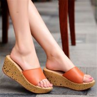 ผู้หญิง Comfort Non-SLIP WEDGE รองเท้าแตะขนาดใหญ่รองเท้าแตะแฟชั่น