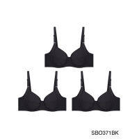 Sabina เสื้อชั้นใน ( Set 3 ชิ้น) มีโครง รุ่น Function Bra รหัส SBO371 สีดำ