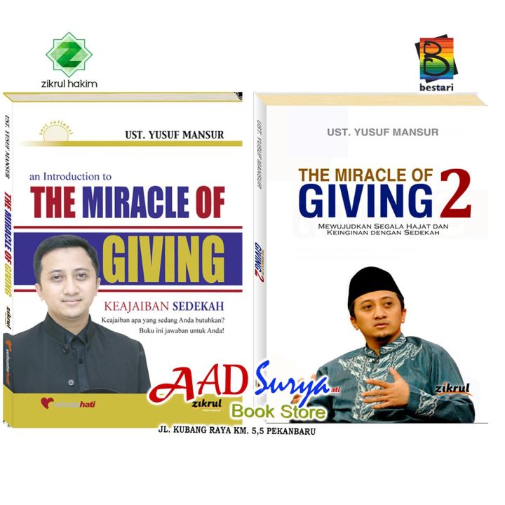 Buku Kajian Islam The Miracle Of Giving 1 Dan 2 Keajaiban Sedekah