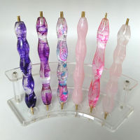 2021 New Style Handmade Resin Crystal Pen With 1+2 Metal Tips Diamond Painting tools Embroidery Accessories Point Mosaic Tool